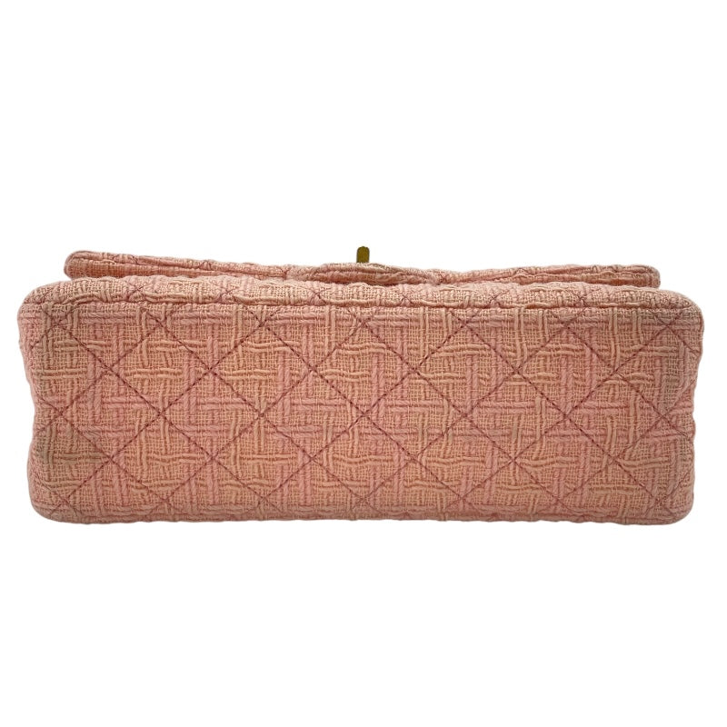 シャネル CHANEL 2.55 フラップバッグ A37586 23番台 ピンク GD金具 ツイード レディース ショルダーバッグ