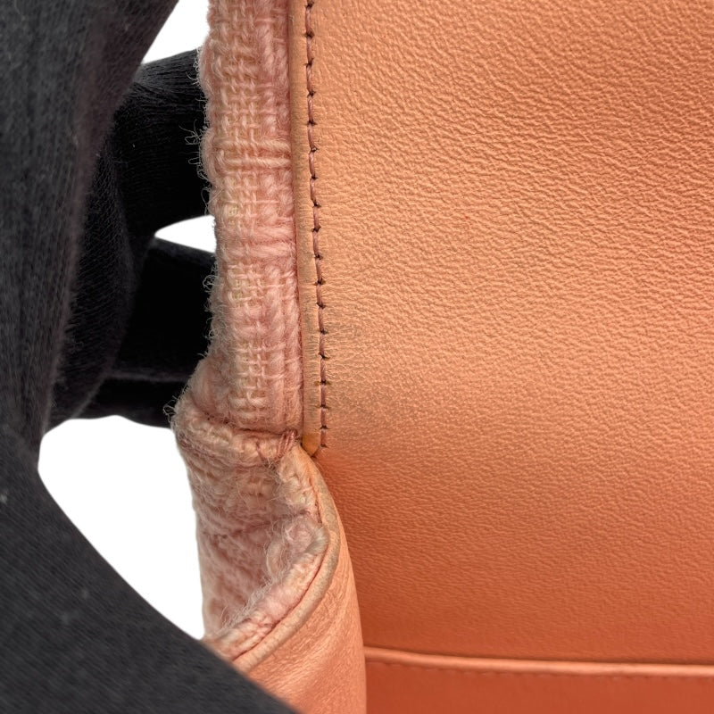 シャネル CHANEL 2.55 フラップバッグ A37586 23番台 ピンク GD金具 ツイード レディース ショルダーバッグ