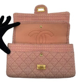シャネル CHANEL 2.55 フラップバッグ A37586 23番台 ピンク GD金具 ツイード レディース ショルダーバッグ