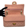 シャネル CHANEL 2.55 フラップバッグ A37586 23番台 ピンク GD金具 ツイード レディース ショルダーバッグ
