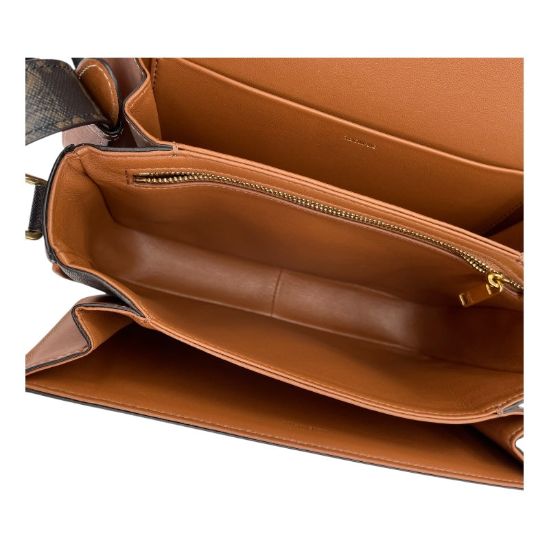 セリーヌ CELINE トリオンフ ショルダー ダークブラウン トリオンフキャンバス レディース ショルダーバッグ
