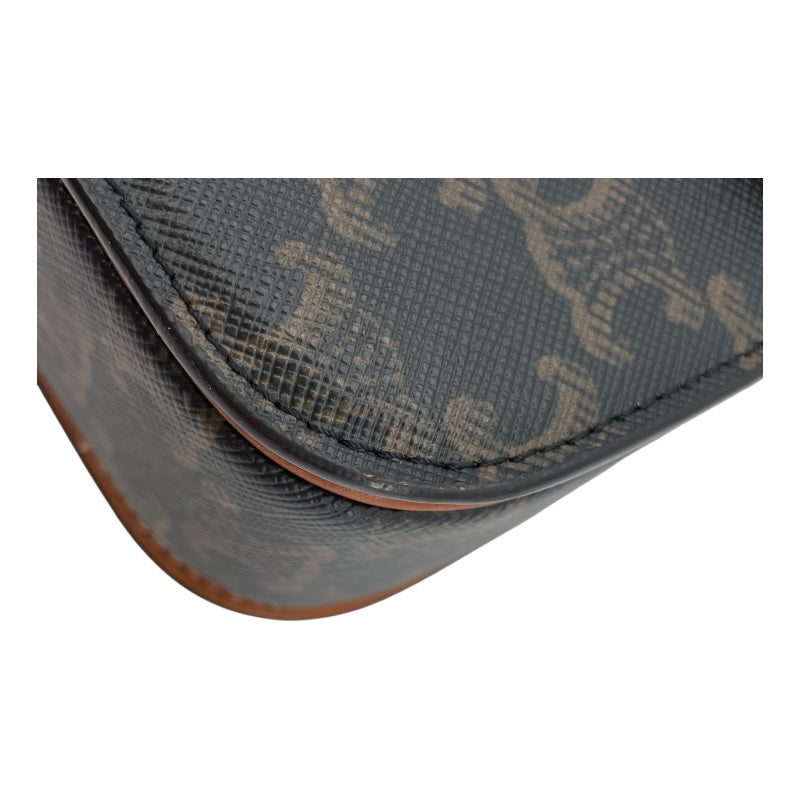 セリーヌ CELINE トリオンフ ショルダー ダークブラウン トリオンフ