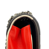 シャネル CHANEL マトラッセ チェーンショルダー A93691 23番台 ブラックxマルチ　シルバー金具 ラム レディース ショルダーバッグ