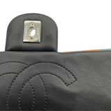 シャネル CHANEL マトラッセ チェーンショルダー A93691 23番台 ブラックxマルチ　シルバー金具 ラム レディース ショルダーバッグ