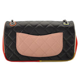 シャネル CHANEL マトラッセ チェーンショルダー A93691 23番台 ブラックxマルチ　シルバー金具 ラム レディース ショルダーバッグ