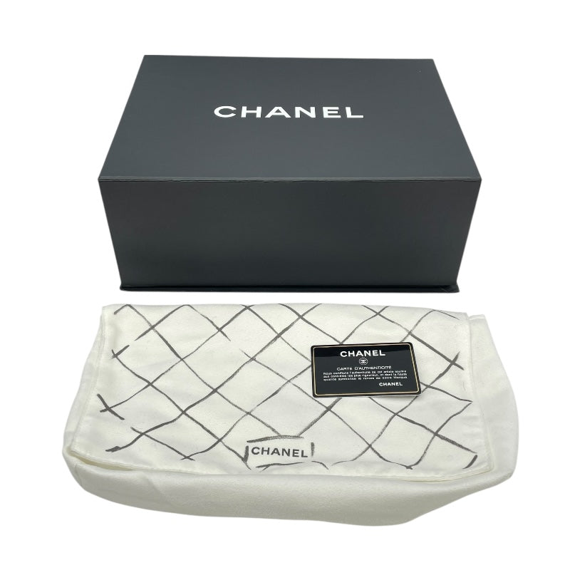 シャネル CHANEL マトラッセ25 アイコンプリント AO1112 ブラック SV金具 サテン レディース ショルダーバッグ