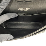 シャネル CHANEL マトラッセ25 アイコンプリント AO1112 ブラック SV金具 サテン レディース ショルダーバッグ