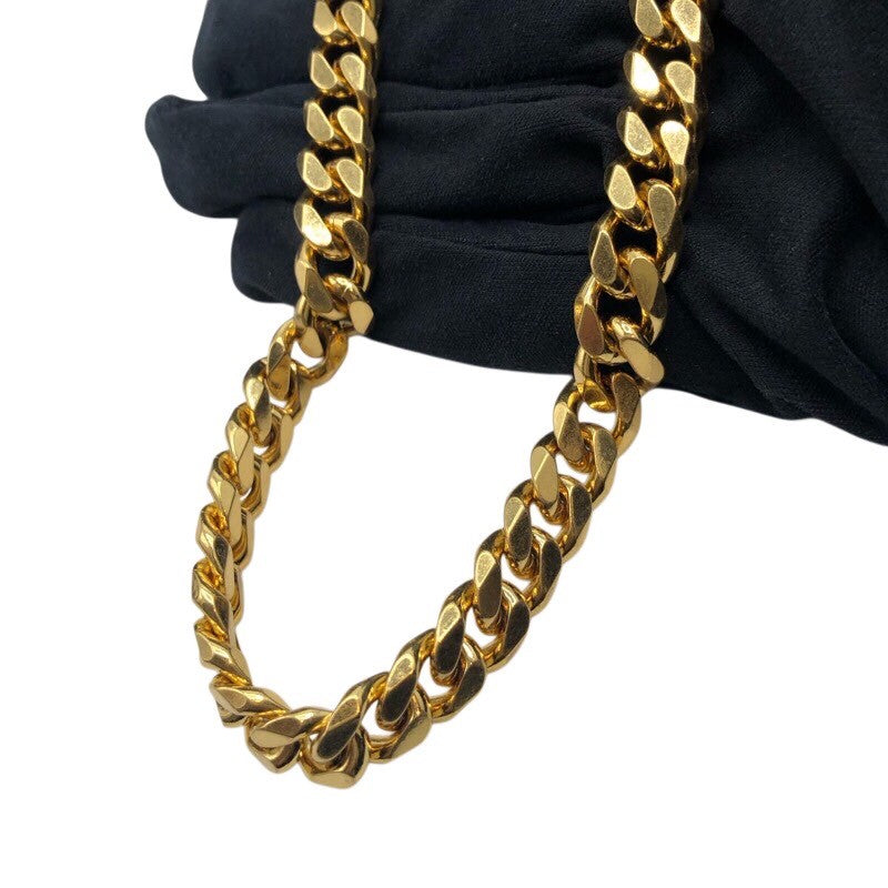 セリーヌ CELINE トリオンフ チェーン ブザス クレア ブラック GD金具 シャイニーカーフ レディース ショルダーバッグ