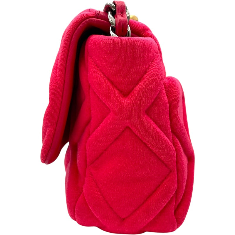 シャネル CHANEL CHANEL 19 バッグ AS1160 ピンク GD・SV金具 ジャージー レディース ショルダーバッグ