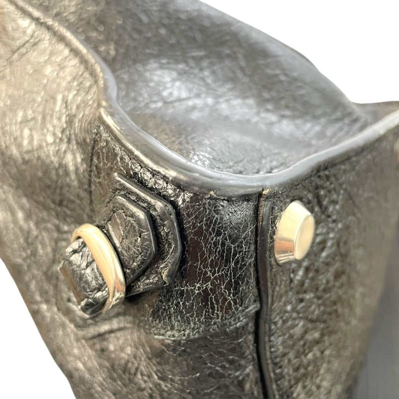 バレンシアガ BALENCIAGA ネオクラシック ミディアム 702499 ブラック レザー レディース ショルダーバッグ