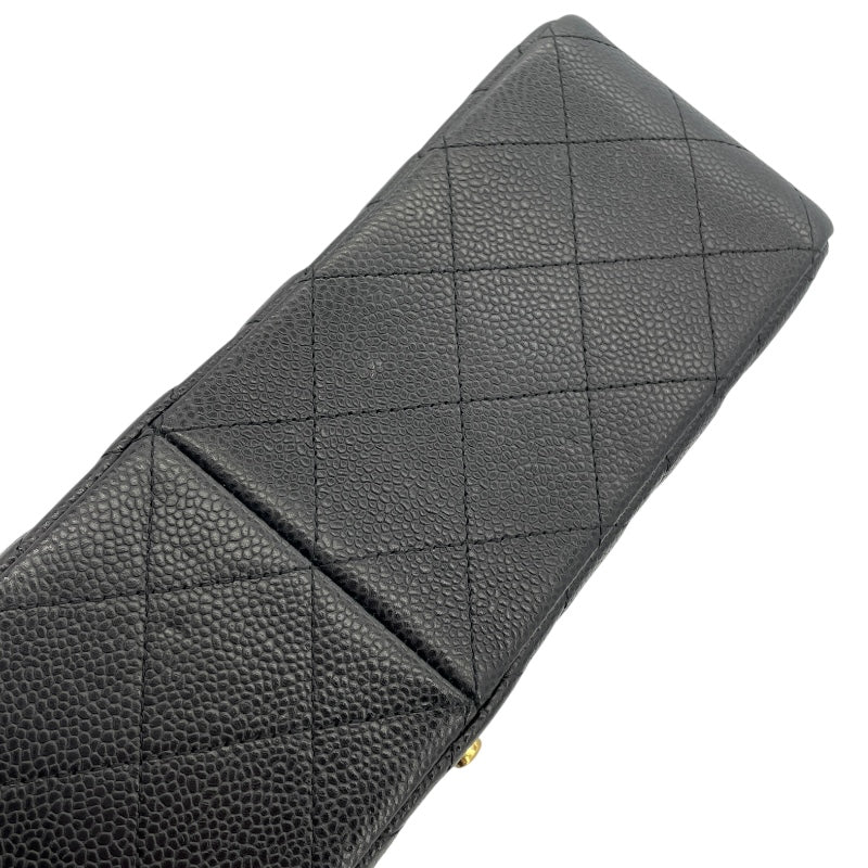 シャネル CHANEL マトラッセ30 A58600 19番台 ブラック シルバー金具 キャビアスキン レディース ショルダーバッグ