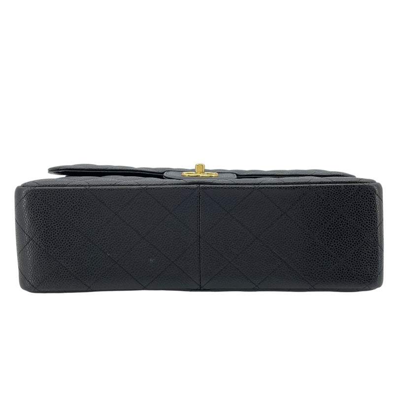 シャネル CHANEL マトラッセ30 A58600 19番台 ブラック シルバー金具 キャビアスキン レディース ショルダーバッグ