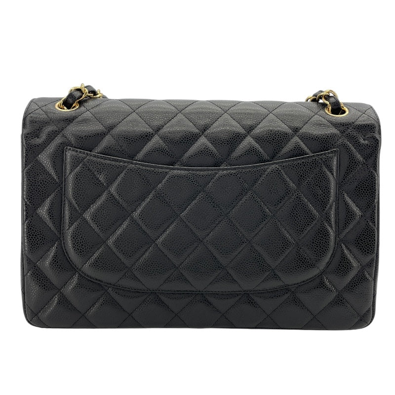 シャネル CHANEL マトラッセ30 A58600 19番台 ブラック シルバー金具 キャビアスキン レディース ショルダーバッグ