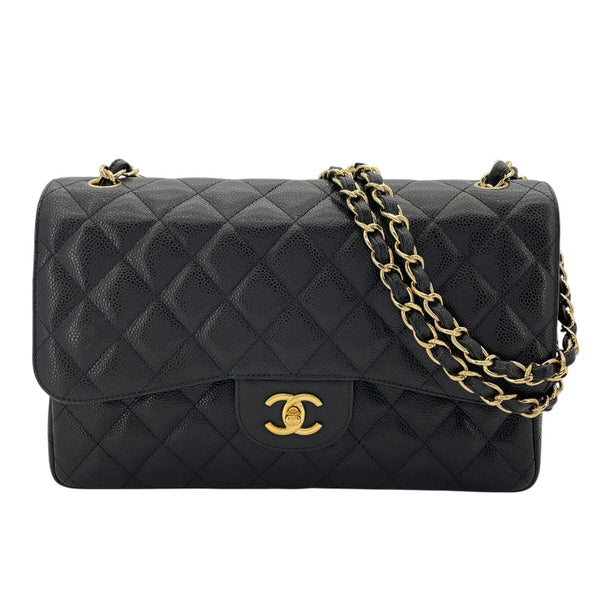 シャネル CHANEL マトラッセ30 A58600 19番台 ブラック シルバー金具 キャビアスキン レディース ショルダーバッグ