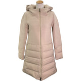 ヘルノ HERNO ウール切替ダウンコート PI0848D ベージュ ウール レディース ダウンジャケット