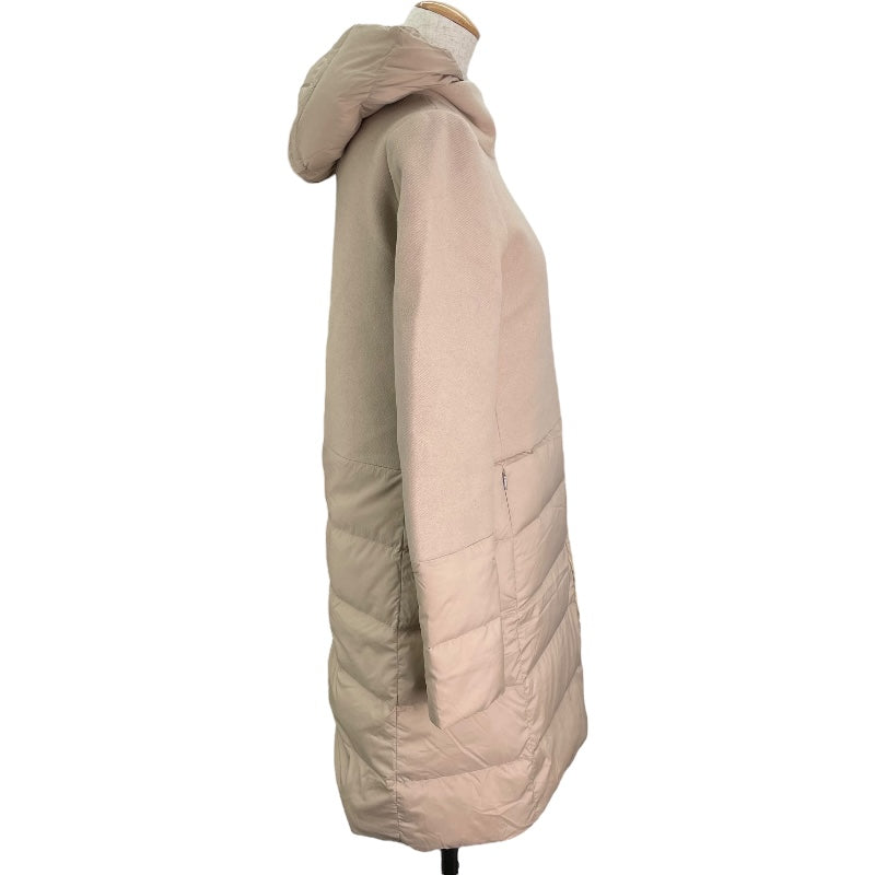 ヘルノ HERNO ウール切替ダウンコート PI0848D ベージュ ウール レディース ダウンジャケット