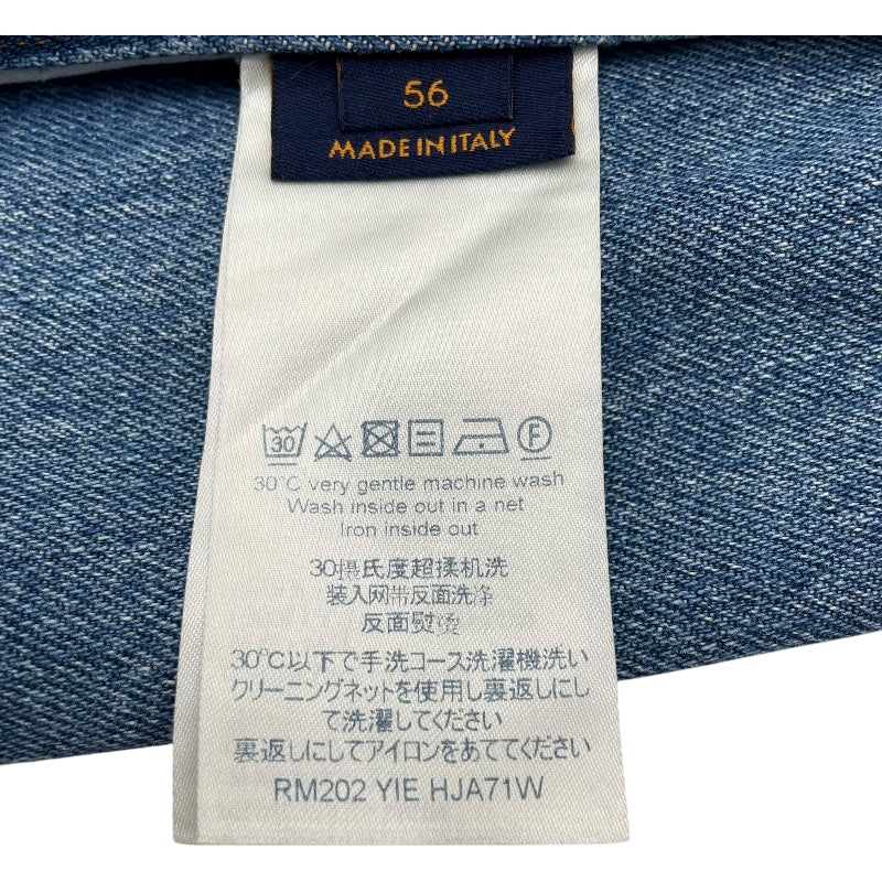 ルイ・ヴィトン LOUIS VUITTON モノグラムデニムジャケット HJA71W ブルー コットン メンズ その他アウター