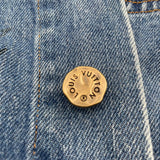 ルイ・ヴィトン LOUIS VUITTON モノグラムデニムジャケット HJA71W ブルー コットン メンズ その他アウター