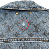 ルイ・ヴィトン LOUIS VUITTON モノグラムデニムジャケット HJA71W ブルー コットン メンズ その他アウター