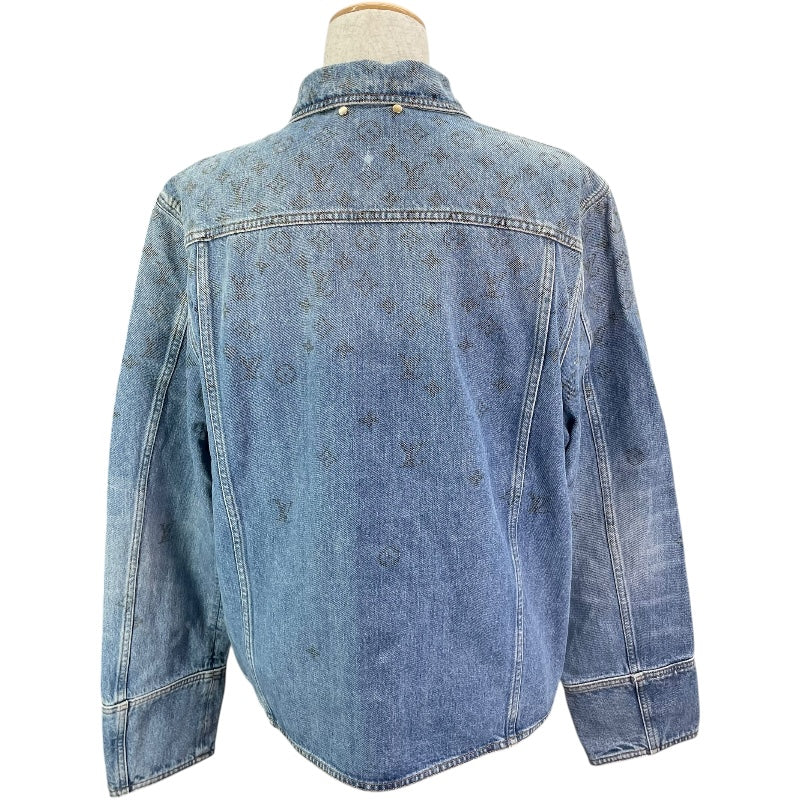 ルイ・ヴィトン LOUIS VUITTON モノグラムデニムジャケット HJA71W ブルー コットン メンズ その他アウター