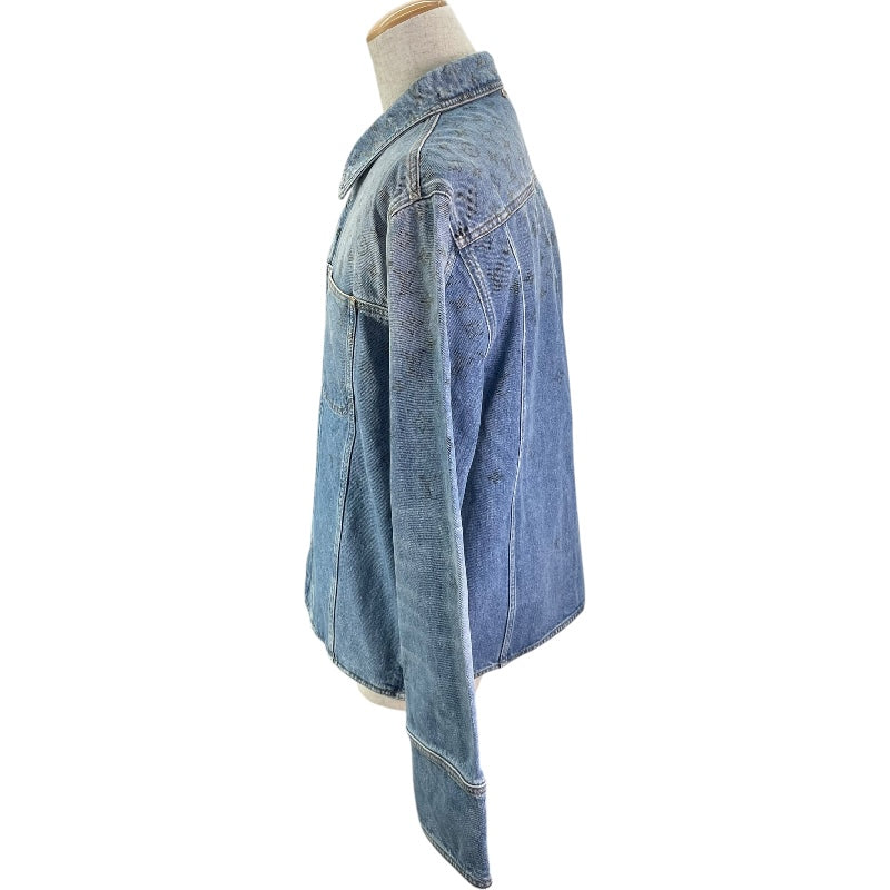 ルイ・ヴィトン LOUIS VUITTON モノグラムデニムジャケット HJA71W ブルー コットン メンズ その他アウター