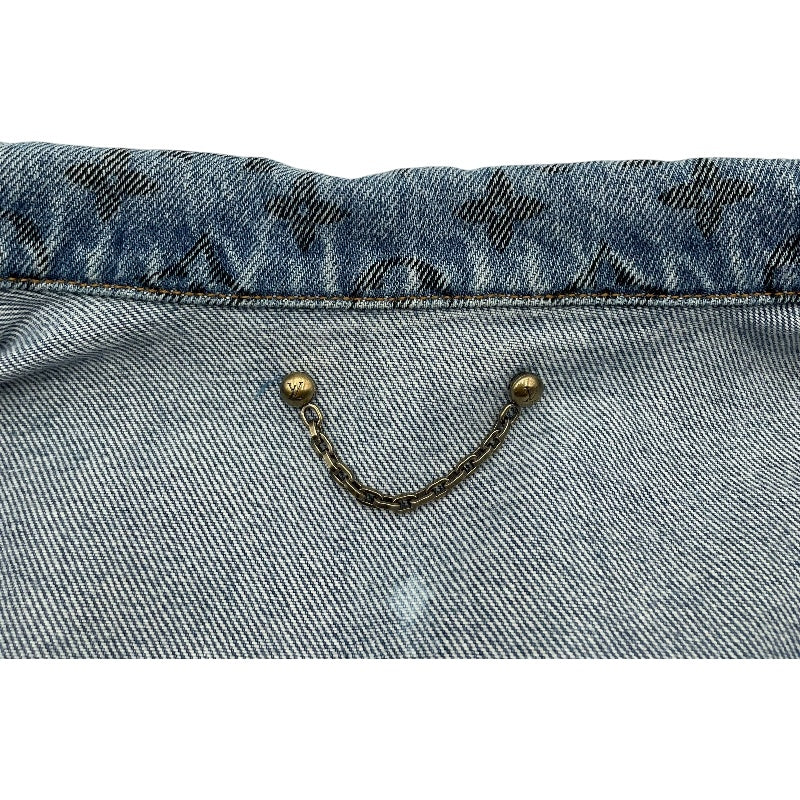 ルイ・ヴィトン LOUIS VUITTON モノグラムデニムジャケット HJA71W ブルー コットン メンズ その他アウター
