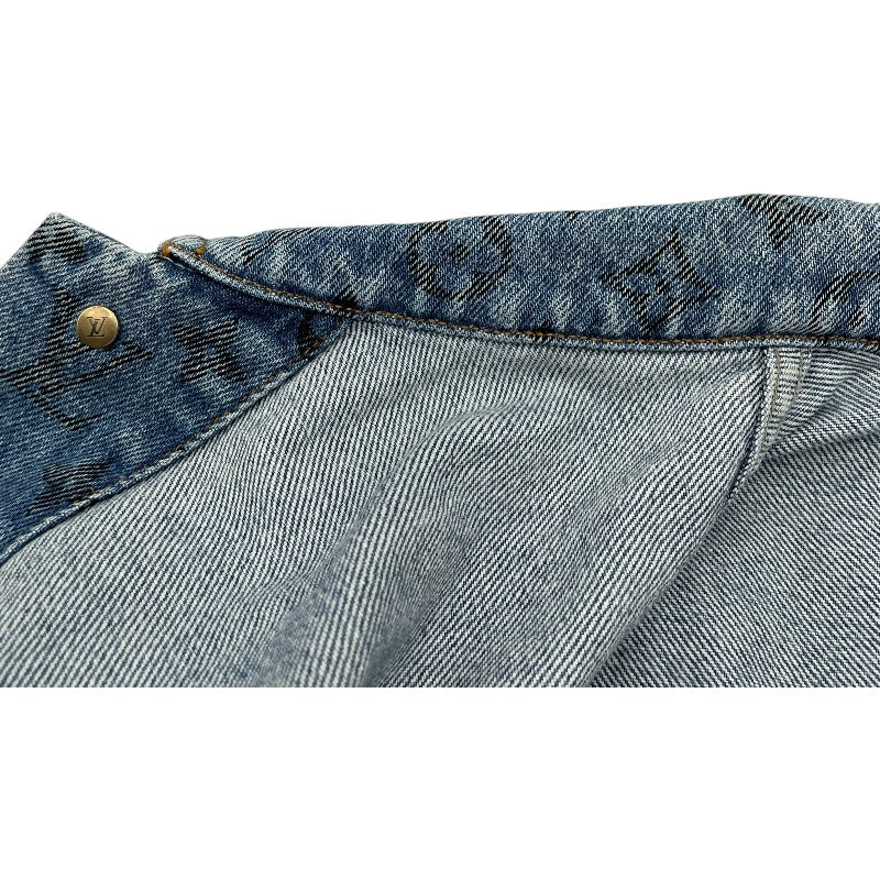 ルイ・ヴィトン LOUIS VUITTON モノグラムデニムジャケット HJA71W ブルー コットン メンズ その他アウター