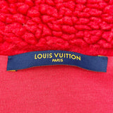 ルイ・ヴィトン LOUIS VUITTON ×NIGO ダミエ柄フリースジャケット HMY04W レッド・アイボリー ポリエステル メンズ その他アウター