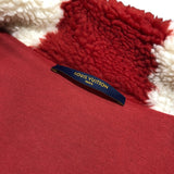 ルイ・ヴィトン LOUIS VUITTON ×NIGO ダミエ柄フリースジャケット HMY04W レッド・アイボリー ポリエステル メンズ その他アウター