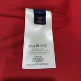 ルイ・ヴィトン LOUIS VUITTON ×NIGO ダミエ柄フリースジャケット HMY04W レッド・アイボリー ポリエステル メンズ その他アウター