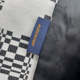 ルイ・ヴィトン LOUIS VUITTON ディストーテッドダミエカーコート HKC71W ブラック/ホワイト ウール ポリエステル メンズ その他アウター