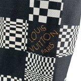 ルイ・ヴィトン LOUIS VUITTON ディストーテッドダミエカーコート HKC71W ブラック/ホワイト ウール ポリエステル メンズ その他アウター