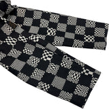 ルイ・ヴィトン LOUIS VUITTON ディストーテッドダミエカーコート HKC71W ブラック/ホワイト ウール ポリエステル メンズ その他アウター