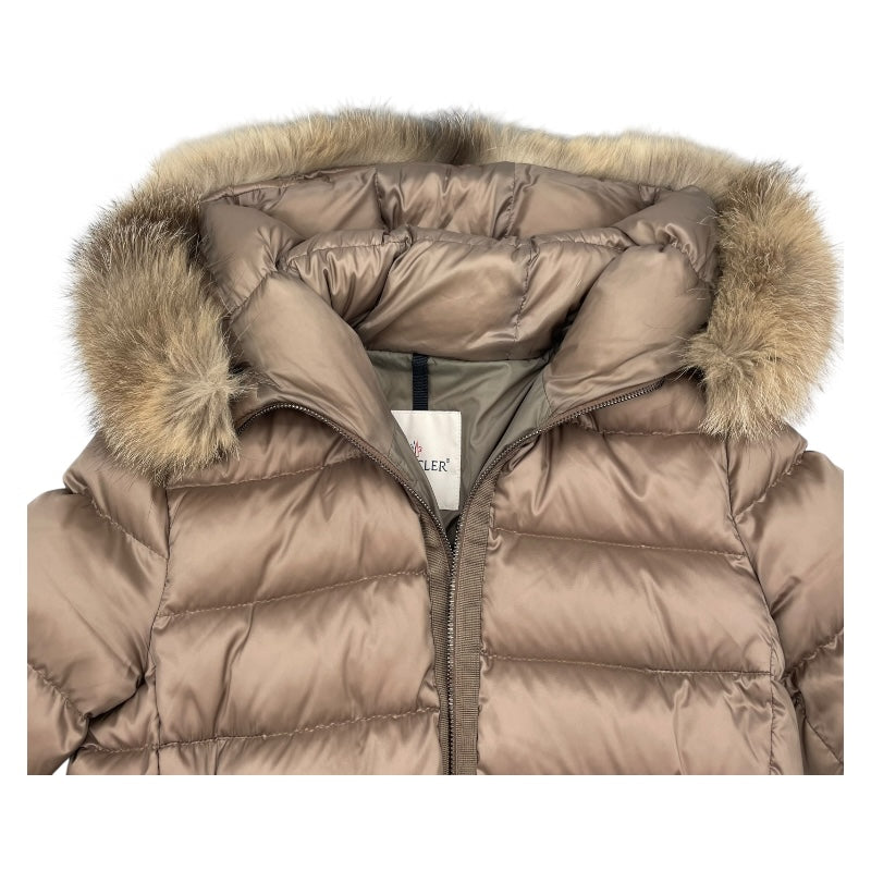 モンクレール MONCLER TINUVIEL ダウンコート ベージュ ナイロン レディース ダウンジャケット