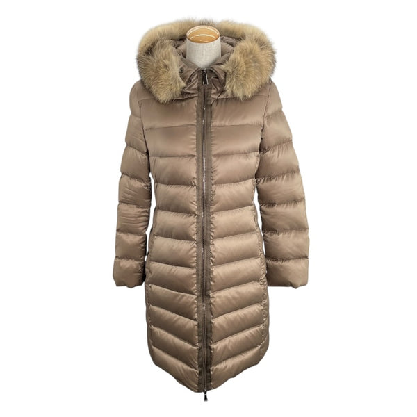 モンクレール MONCLER TINUVIEL ダウンコート ベージュ ナイロン レディース ダウンジャケット