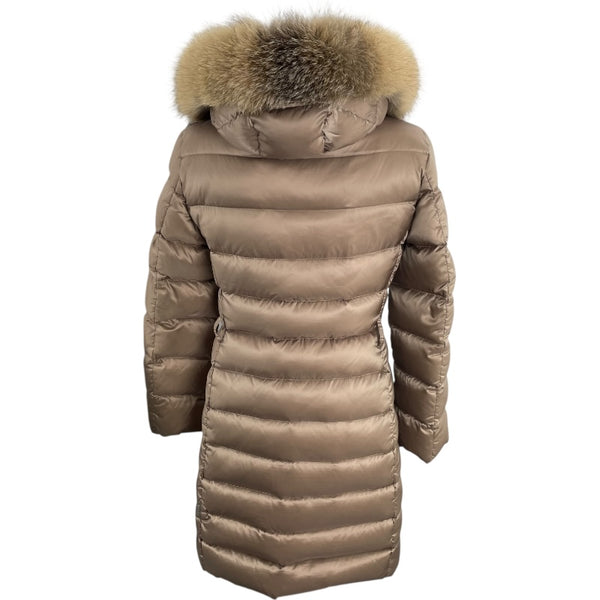 モンクレール MONCLER TINUVIEL ダウンコート ベージュ ナイロン レディース ダウンジャケット