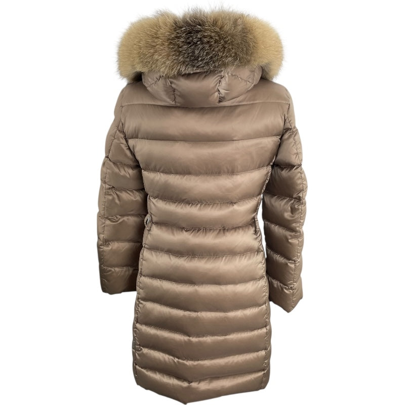 モンクレール MONCLER TINUVIEL ダウンコート ベージュ ナイロン レディース ダウンジャケット