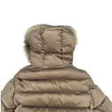 モンクレール MONCLER TINUVIEL ダウンコート ベージュ ナイロン レディース ダウンジャケット