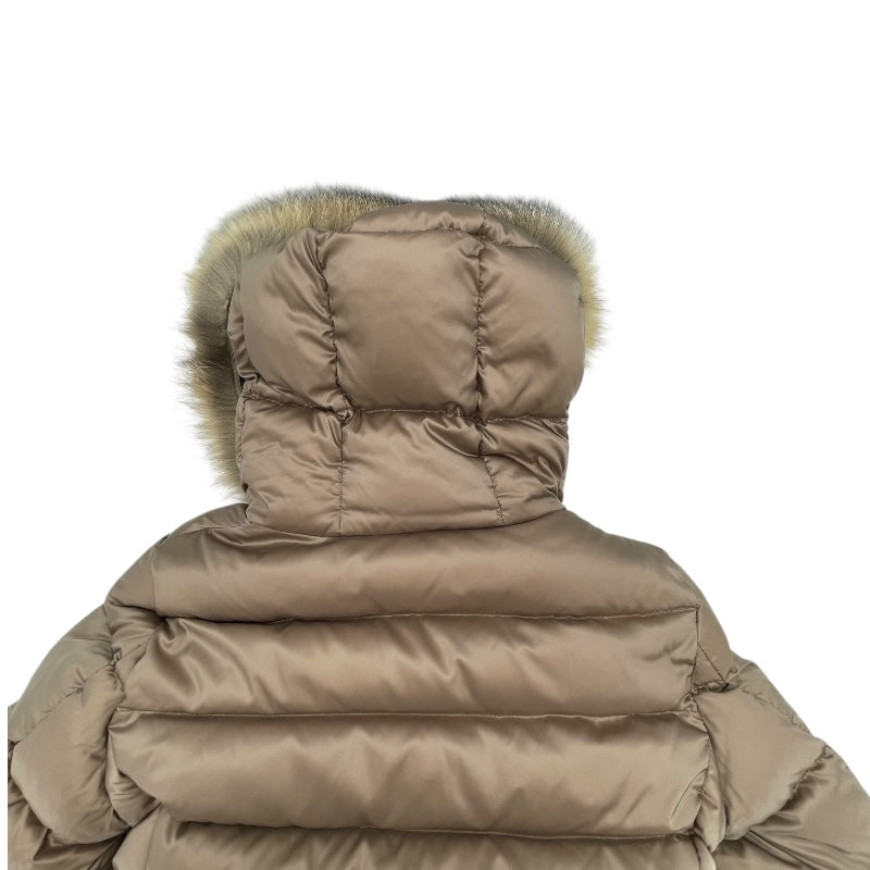 モンクレール MONCLER TINUVIEL ダウンコート ベージュ ナイロン レディース ダウンジャケット