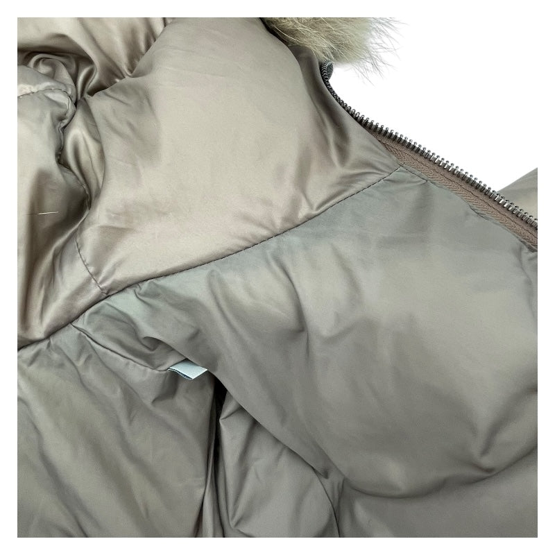 モンクレール MONCLER TINUVIEL ダウンコート ベージュ ナイロン レディース ダウンジャケット