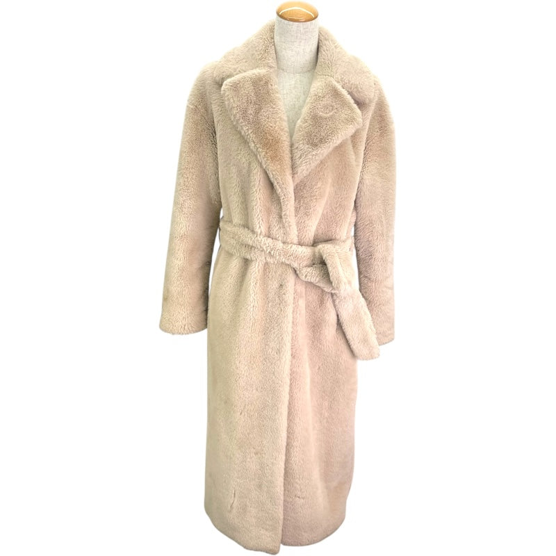 ヘルノ HERNO エコファーコート ホワイト ポリエステル レディース その他アウター