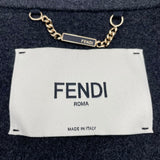 フェンディ FENDI カシミヤコート ネイビー カシミヤ レディース その他アウター