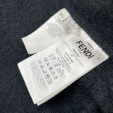 フェンディ FENDI カシミヤコート ネイビー カシミヤ レディース その他アウター