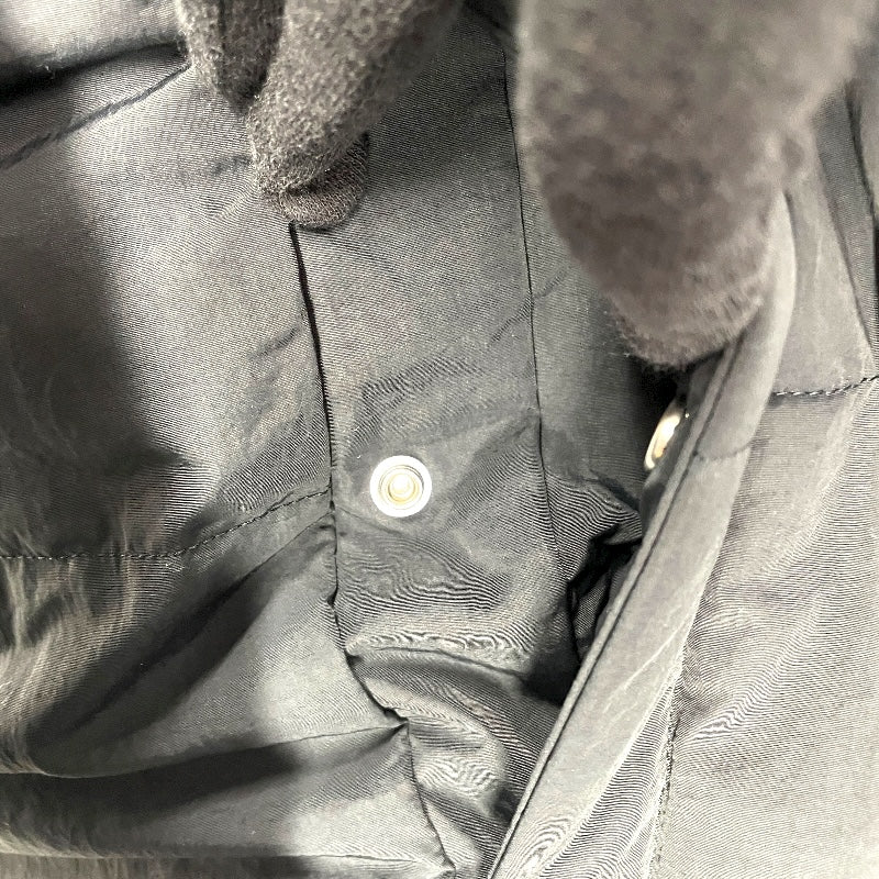 バーバリー BURBERRY チェック柄リバーシブルダウンジャケット 8094937 ブラック ナイロン メンズ ダウンジャケット