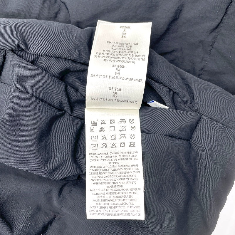 バーバリー BURBERRY チェック柄リバーシブルダウンジャケット 8094937 ブラック ナイロン メンズ ダウンジャケット