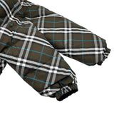 バーバリー BURBERRY チェック柄リバーシブルダウンジャケット 8094937 ブラック ナイロン メンズ ダウンジャケット