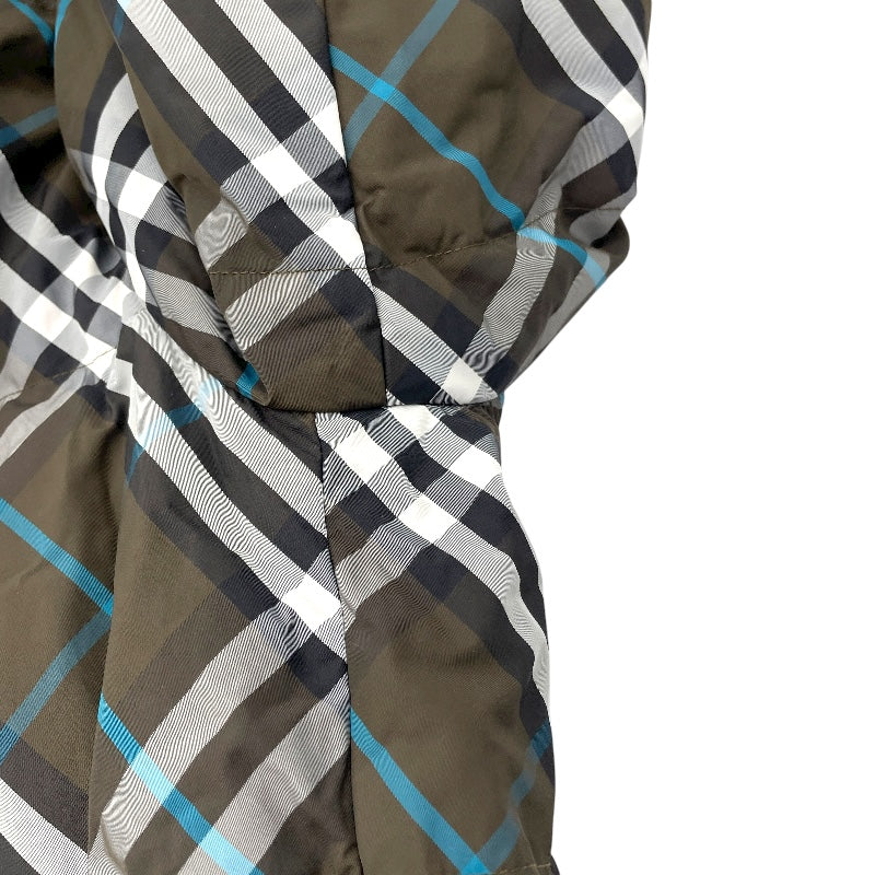 バーバリー BURBERRY チェック柄リバーシブルダウンジャケット 8094937 ブラック ナイロン メンズ ダウンジャケット