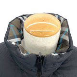 バーバリー BURBERRY チェック柄リバーシブルダウンジャケット 8094937 ブラック ナイロン メンズ ダウンジャケット