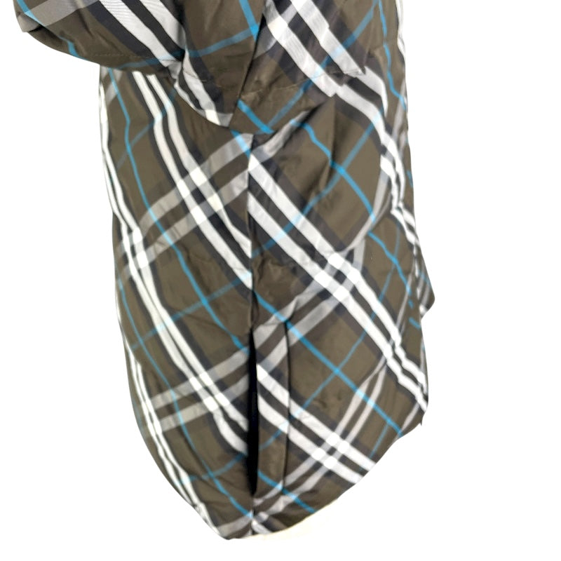 バーバリー BURBERRY チェック柄リバーシブルダウンジャケット 8094937 ブラック ナイロン メンズ ダウンジャケット