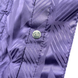 クリスチャン・ディオール Christian Dior CDダイヤモンド総柄ダウンベスト 033C410C5711 パープル ナイロン メンズ ダウンベスト